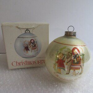 SCHMID Berta Hummel SACRED JOURNEY Christmas Ornament Vintage 1976 Ltd Edition